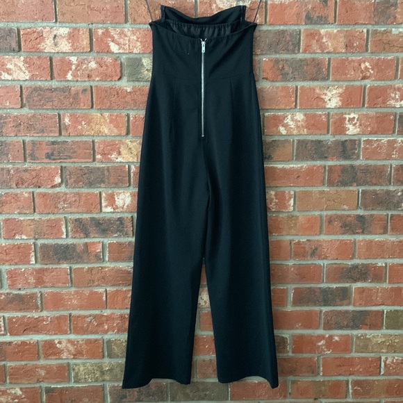 Hello Molly Black Strapless Zipper Jumpsuit - Picture 6 of 9